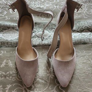 Unbranded Women’s Pointed Toe Heel Suede Gray sz 11.5